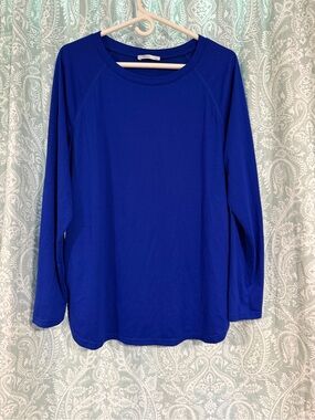 Women's Royal Blue Long Sleeve Top